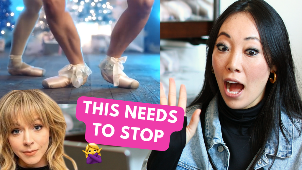Pointe Shoe Fitter Reacts to Lindsey Stirling - Santa Baby