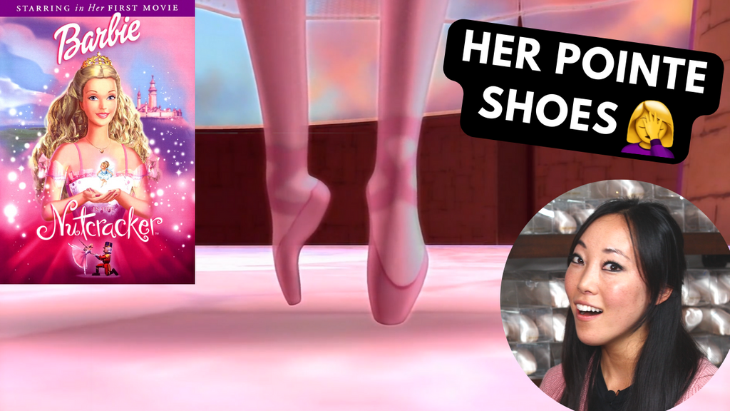 Barbie pointe shoes hotsell