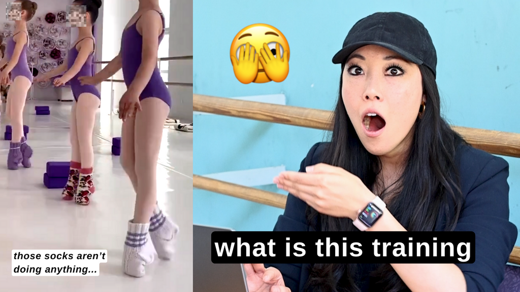 pointe shoe fitter reacts to BALLET TIKTOK 25