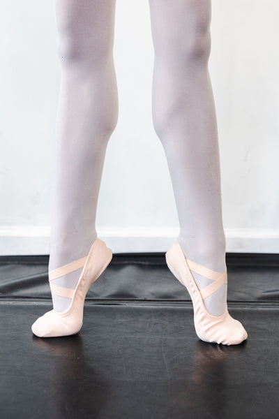 Seamed Stretch Ballet Slippers