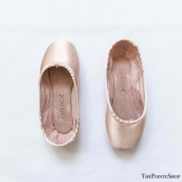 capezio ava strong pink satin ballet pointe shoe