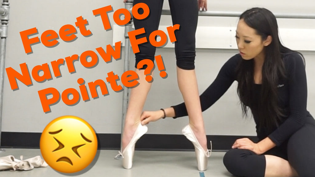 Pointe Shoe Fitting for Narrow Feet