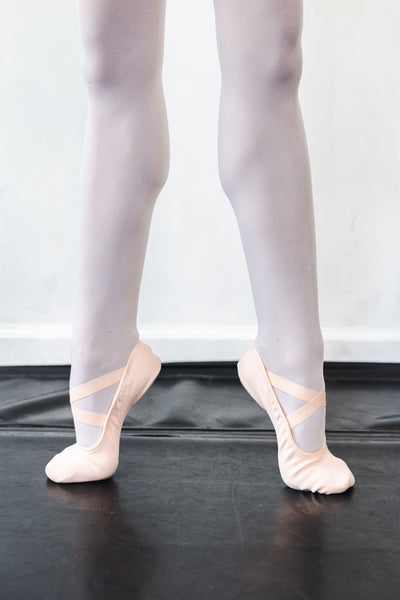 Seamed Stretch Ballet Slippers