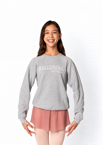 "Ballerina" Cozy Crew Sweater