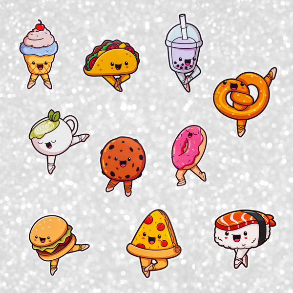 Snackerina Stickers