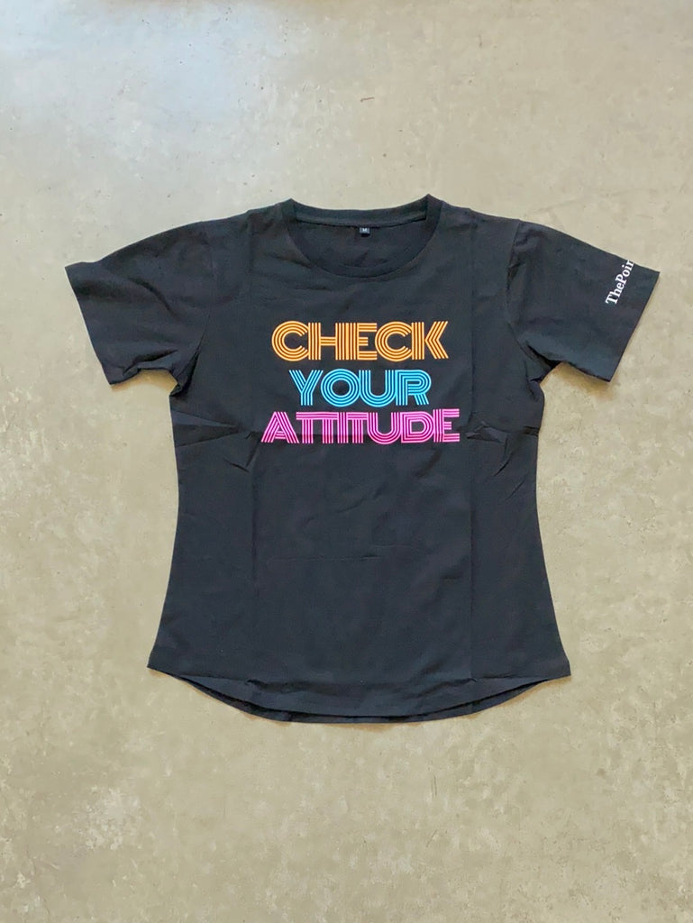 fløjte Alabama Regeringsforordning Check Your Attitude" T-Shirt – The Pointe Shop